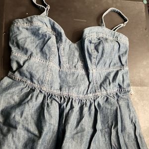 Express denim dress Small